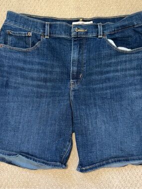 Levi's Women's Dark Blue Denim Shorts